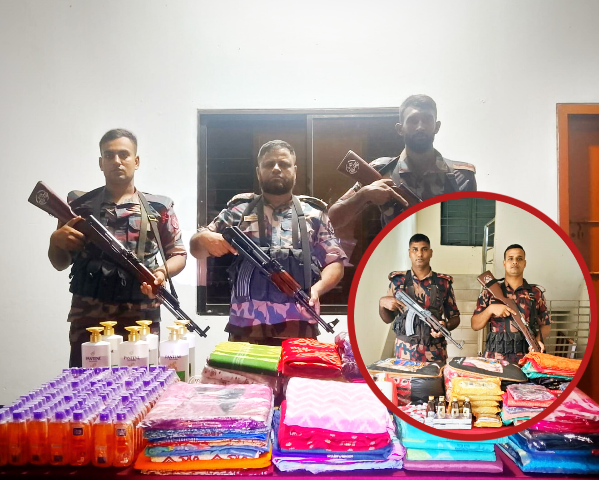 বেনাপোল সীমান্তে ৫ লাখ ৮১ হাজার টাকার ভারতীয় মালামাল জব্দ