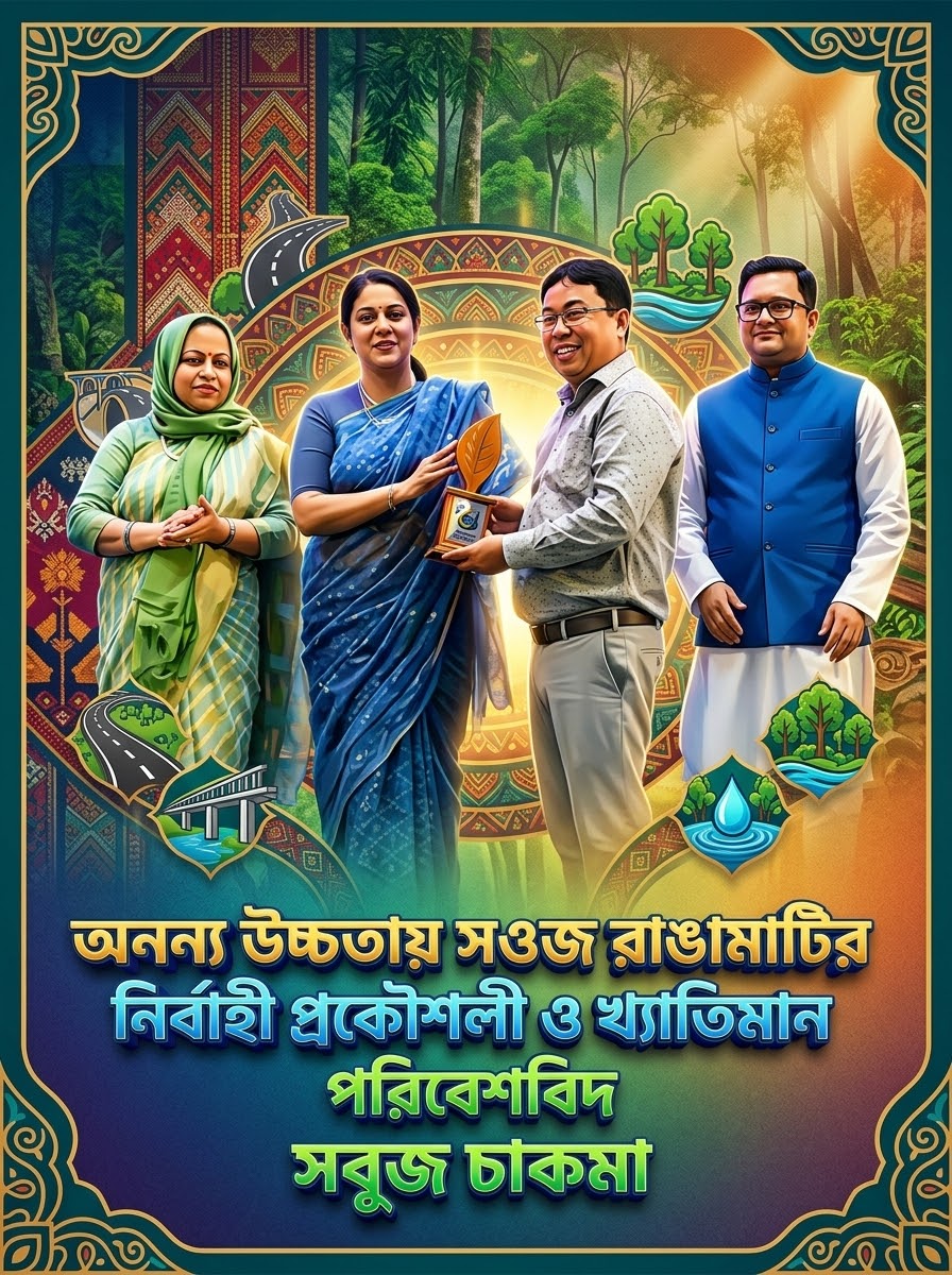 অনন্য উচ্চতায় সওজ নির্বাহী প্রকৌশলী সবুজ চাকমা